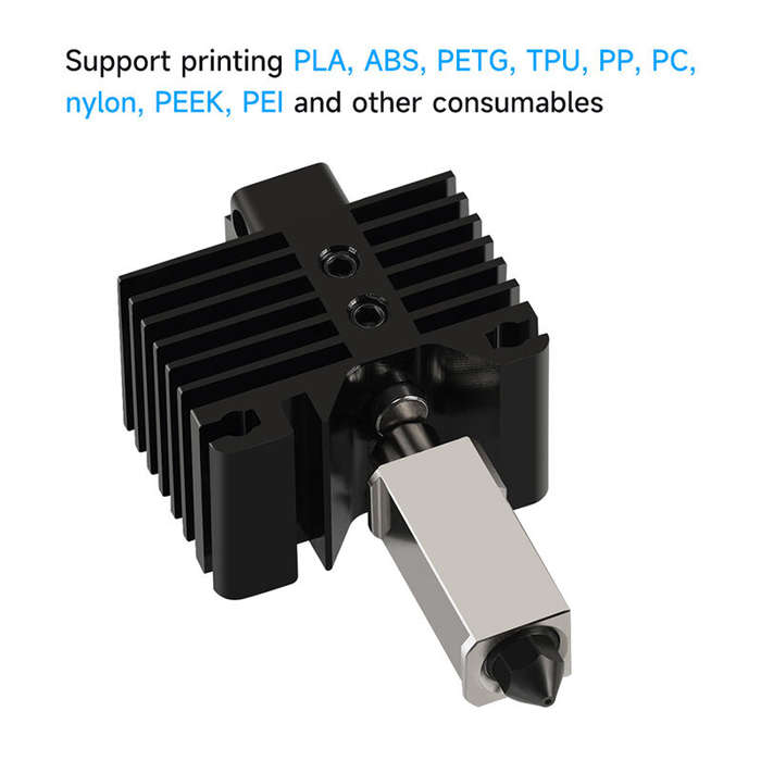 #1 - KINGROON New Upgrade Hardened Steel Extrusion Head Assembly For Bambu X1/P1P 3D Printer Hot End