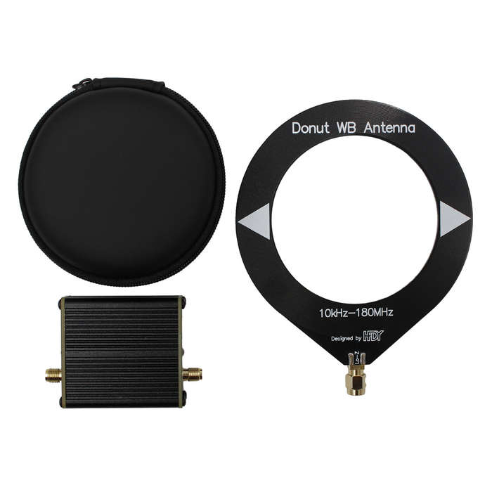 Donut Broadband Antenna with 10kHz-180MHz Frequency Range No Complex Tuning Required Universal Appli