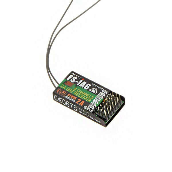 1pc - FlySky FS-iA6 2.4G 6CH AFHDS 2A Receiver For FS-i10 FS-i6 Transmitter