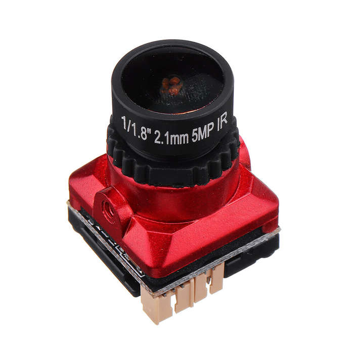 Black - JINJIEAN A19S 1/1.8 Starlight CMOS 1500TVL FPV Camera 2.1mm/2.3mm PAL/NTSC For RC Drone
