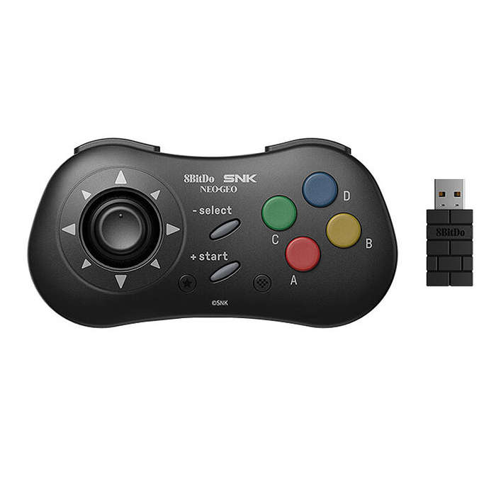 8Bitdo NEOGEO Wireless Gaming Controller Mini Joystick Gampad Support Turbo Funtion Added Bumpers fo