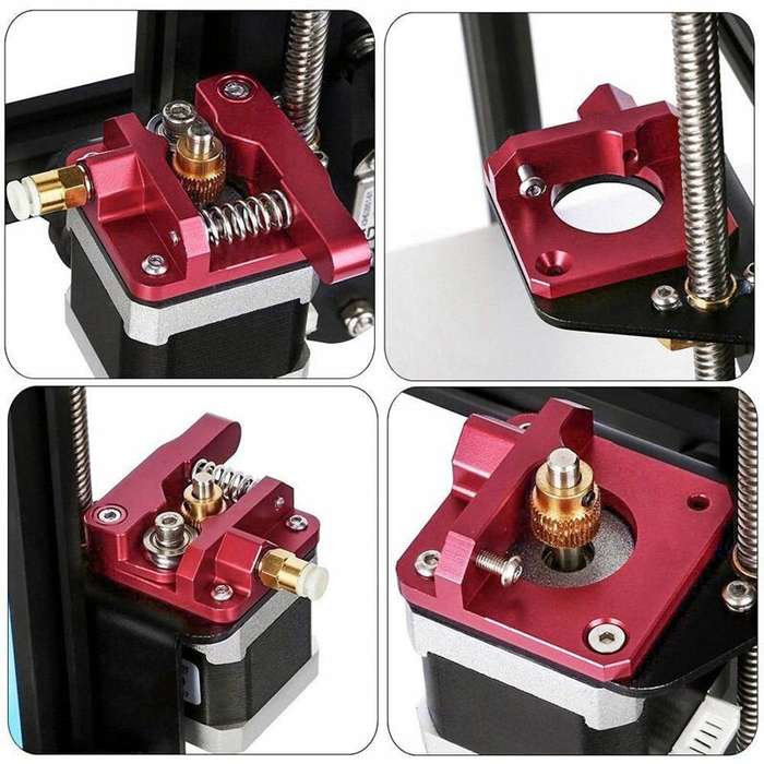 3D Printer Upgraded Aluminum MK8 Extruder Drive Feed Kit for Creality Ender 3/3 Pro/3 V2 Ender 5/5 P