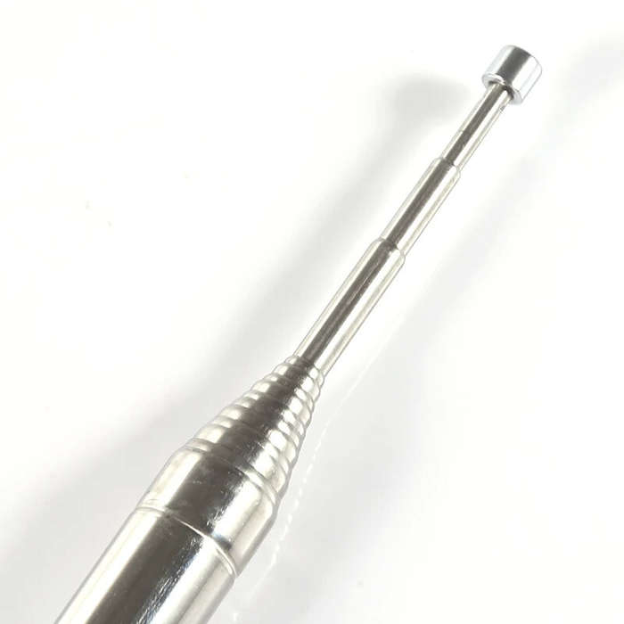 Silver - Stainless Steel Whip Antenna 5.6m Long Retractable M10 Connector DIY HF Radio GP Antenna Hi