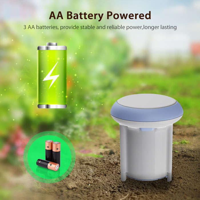 White - NEO Wireless WIFi Soil Sensor Support Soil Moisture Temperature Smart Home Solar Soil Sensor
