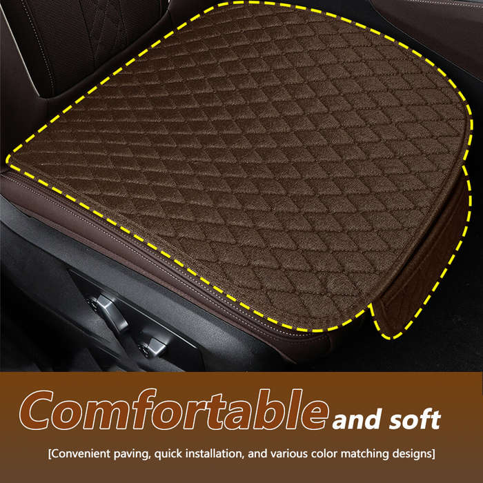 Black - Car Seat Cushion Driver Seat Cushion With Comfort Memory Foam Non-Slip Rubber Vehicles Offic