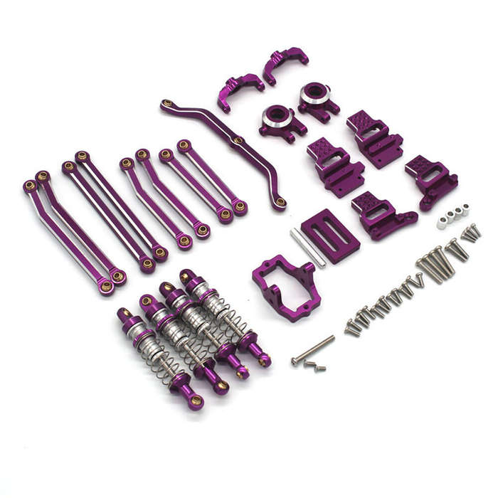 Red - Metal Upgraded Accessories Set For JJRC C8801 Austar AX-8560 1/18 RC Car Parts