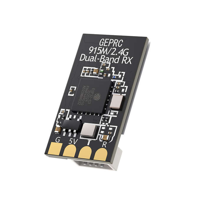 1pc - GEPRC ELRS Nano 915M/2.4G Dual-Band ExpressLRS Open-Source T-Antenna Receiver for FPV Racer Dr