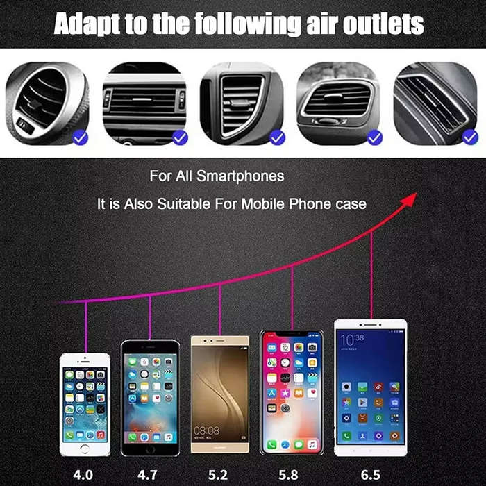 Pink - S11 15W Fast Wireless Car Charger Stand Automatic Clamping Infrared Induction Phone Holder 36