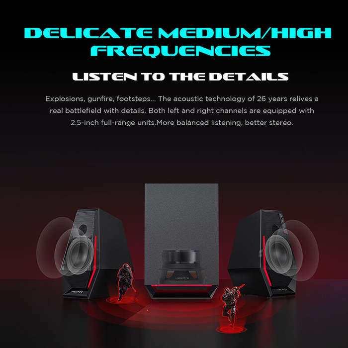 Edifier G1500 Max 60W bluetooth 5.3 Speaker Portable Speaker Powerful Subwoofer Stereo DSP RGB Light