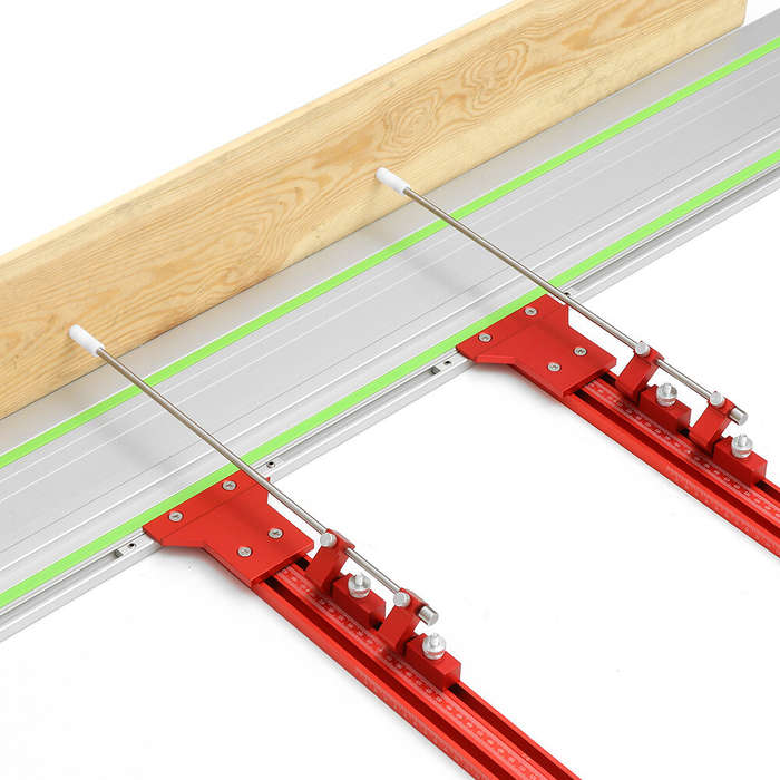 Metric - ENJOYWOOD Upgraded Aluminum Alloy Parallel Guide System for Repeatable Cuts for Track Saw R