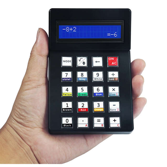 Parts + shell - DIY LCD1062 Electronic Calculator Kit ABS Shell Soldering Training Microcontroller E
