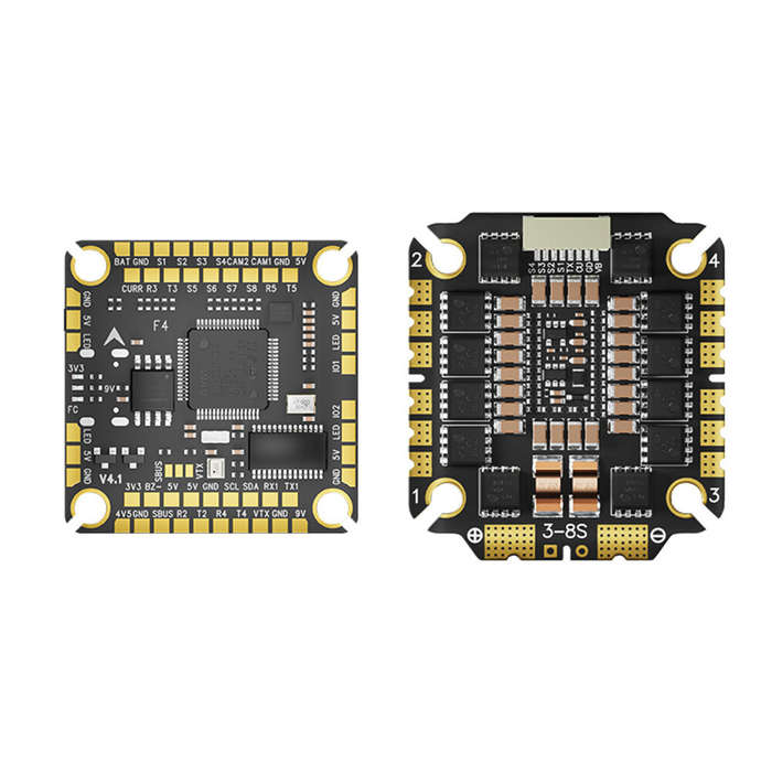 F465 V4 Stack - 30.5*30.5mm Aocoda-RC F465 V4 Stack Build-in F405 V4 Flight Controller with 5V 9V BE