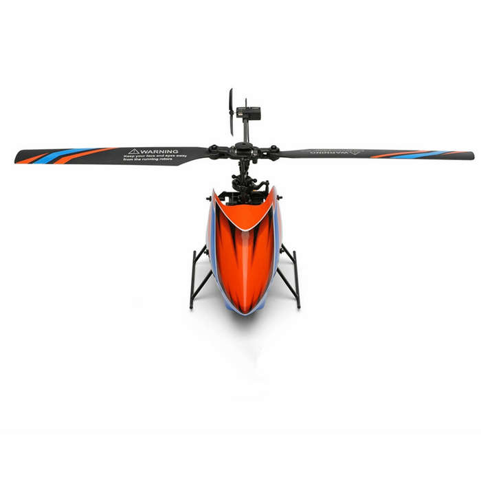 with 2 Batteries - XK K127 4CH 6-Axis Gyro Altitude Hold Flybarless RC Helicopter RTF