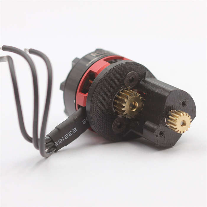 Black - QY3D Upgraded Brushless Motor 2205 2300KV 40A ESC Parameter Tuner Conversion Seat Set for FM