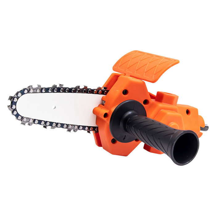 Orange - 4 Inch Portable Conversion Head Kits Electric Drill to Electric Chain Saw Adapter Attachmen