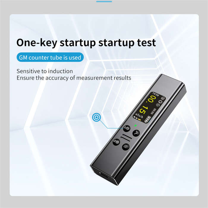 Nuclear Radiation - ZN-YM06 Geiger Counter Radiation Detector 48mm Tube 0.05uSv/h to 10mSv/h TFT Scr