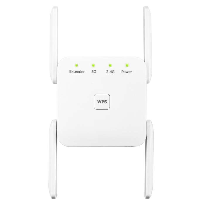 Black - AC1200 Dual Band WiFi Repeater Wi-Fi Booster WiFi Extender Amplifier 2.4G/5GHz Wi-Fi Signal