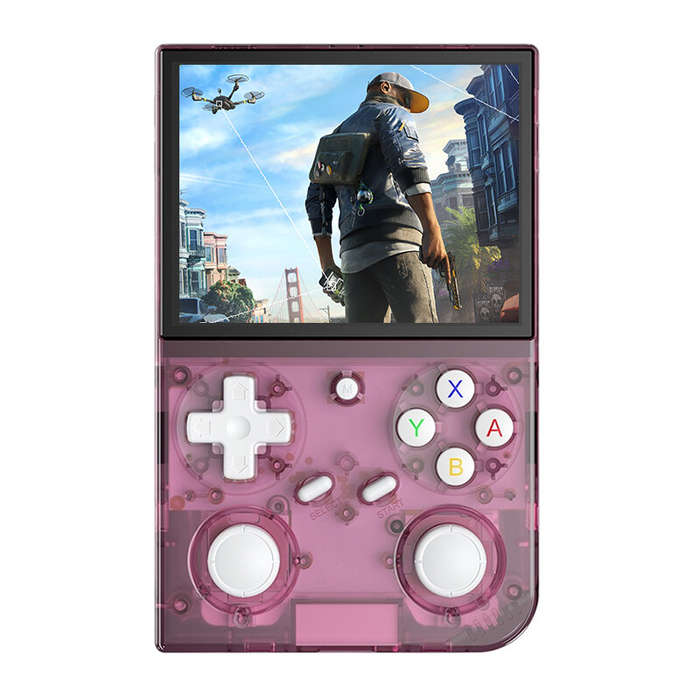 Grey - BATLEXP AMPOWN G350 128GB Retro Handheld Game Console 3.5 Inch IPS Screen 6000+ Games WIFI Mu