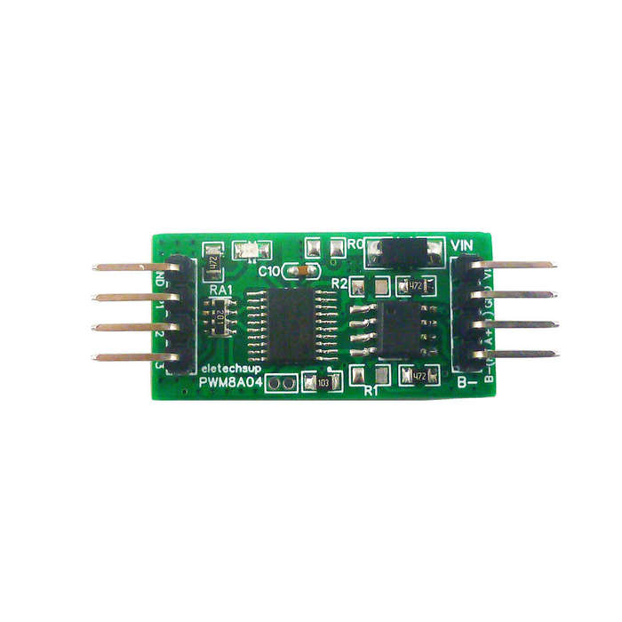 12V RS485 No Pin - 3CH RS485/TTL232 to PWM Square Pulse Generator Wave 1Hz~20kHz Frequency Duty Cycl