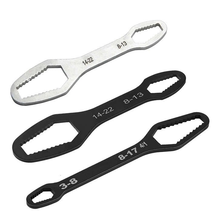 145mm - 8-22mm 145mm/160mm Universal Torx Wrench Board Adjustable Double-head Torx Spanner Self-tigh