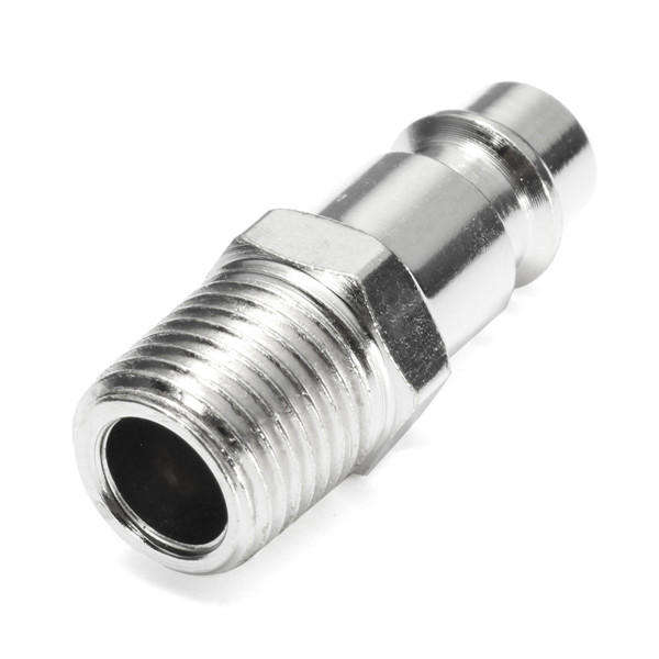 #1 - 10pcs 1/4inch Male/Female BSP Adapter Compressed Air Quick Coupling Hose