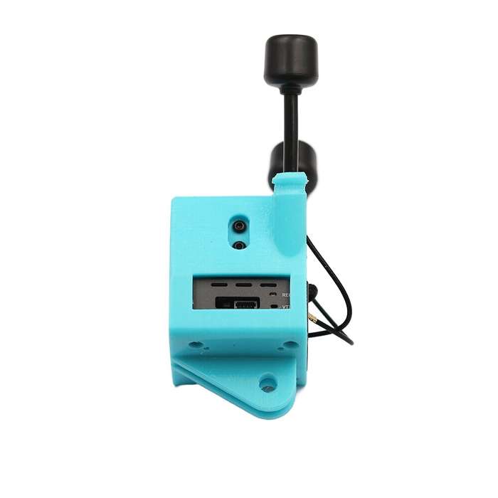 Blue - QY3D TPU Camera Mount for Walksnail Moonlight Kit - 3D Printed FPV Drone Holder - Anti-Vibrat