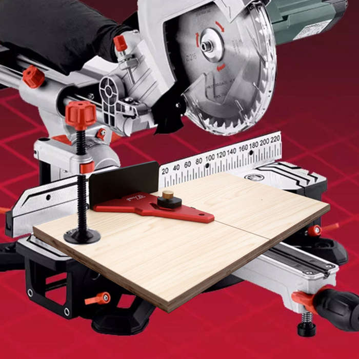 Red - Wnew Table Saw Jig Square Precision Crosscut Sled Tool Push Board 90 Right Angle Corrector Pre