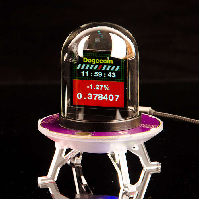 #01 - UFO-CLOCK Creative Weather Clock LED Display Multi-function UFO-CLOCK Creative Weather Stock E