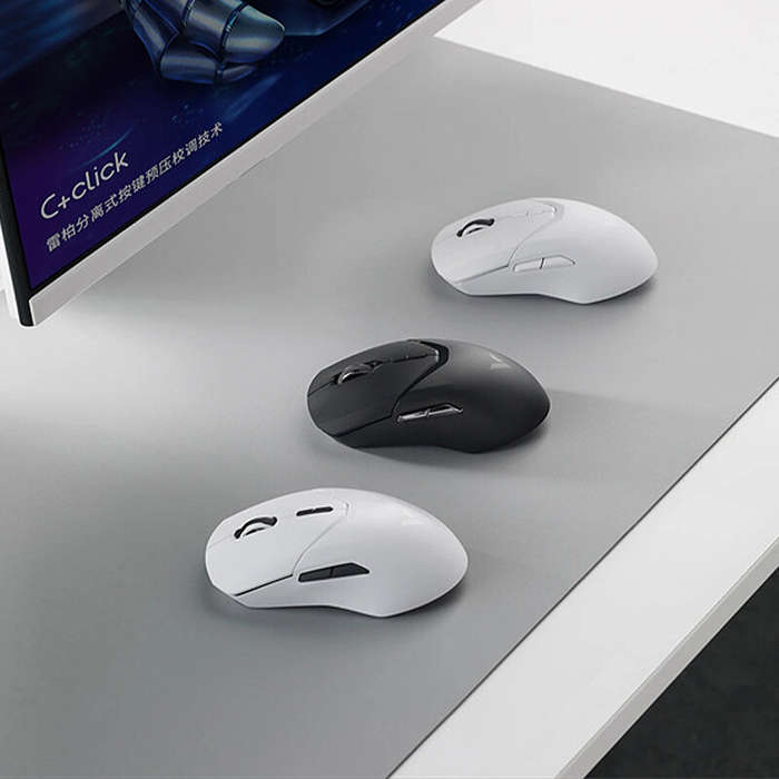 Black - RAPOO VT9PRO Dual Mode Wireless Gaming Mouse PAW3398 26000DPI 2.4G Wireless/USB Wired E-Spor