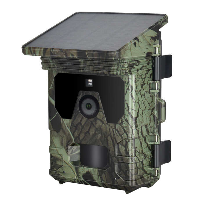 HC600A 24MP 1080P Solar Panel Hunting Camera Outdoors IP65 Waterproof Infrared Night Vision Monitori