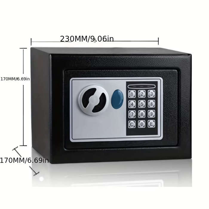 Black - Generic Model Digital Safe Box Fireproof Security Safe Solid Steel Electronic Lock Small Hom