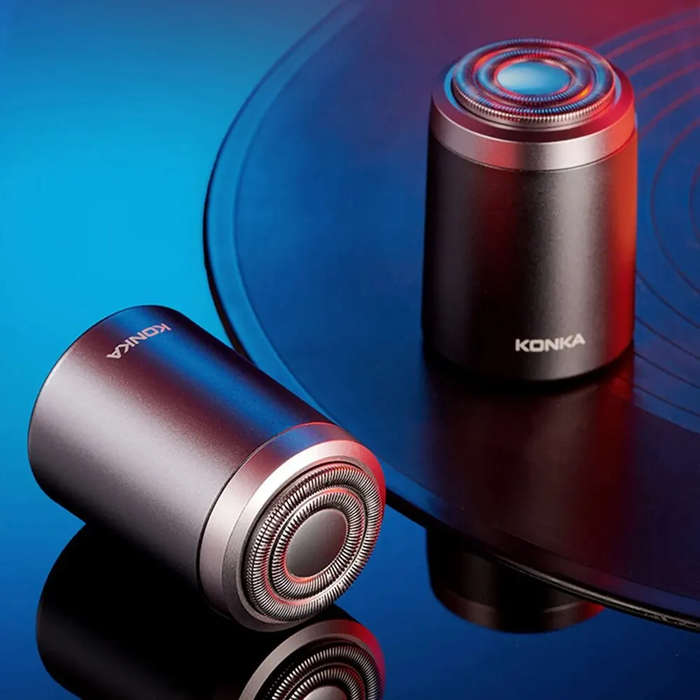 Rechargeable - KONKA KS-Mini8 Electric Shaver Razor Mini Portable Shaver Full Body Waterproof Type-C