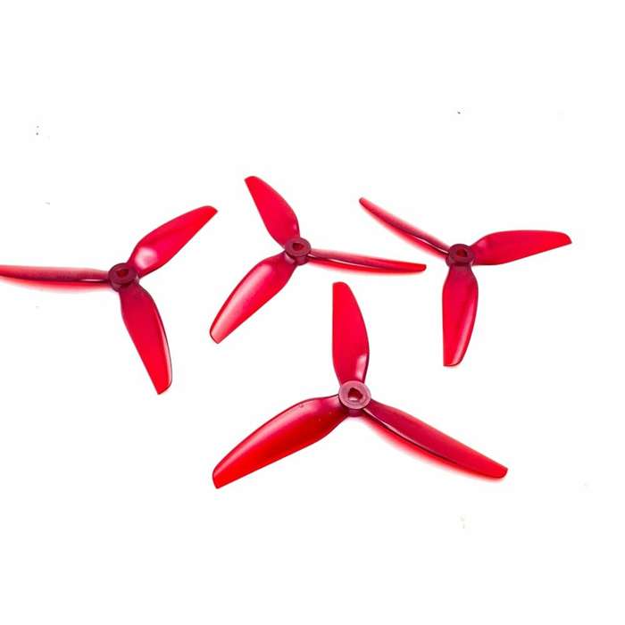 Pink - 6 Pairs HQProp DP5.1X4.6X3 5146 5.1 Inch 3-blade Poly Carbonate POPO Propeller for RC Drone F