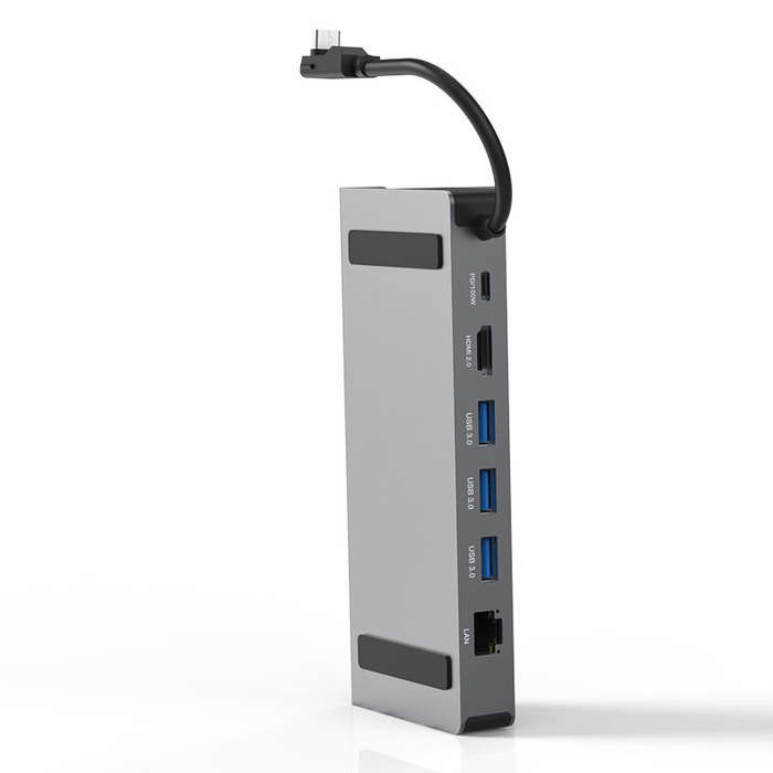 Black - Blueendless 6-in-1 Steam Deck USB-C Docking Station with 4K60Hz 5Gbps USB3.0 PD100W USB-C Gi