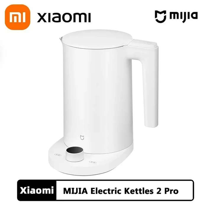 White - XIAOMI Mijia Constant Temperature Electric Kettle 2 Pro Smart LED Screen Display Stepless Te
