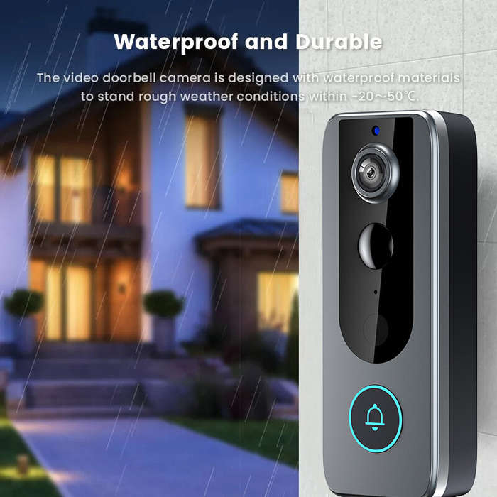M20 1080P Tuya WiFi Video Doorbell 155 Wide Viewing Intelligent Night Vision 2-way Audio IP65 Waterp