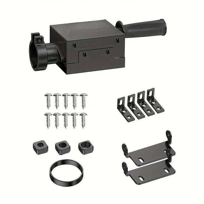 Black - Angle Grinder Planer Attachment Woodworking Tool Precision Depth Control Smooth Surface Prep