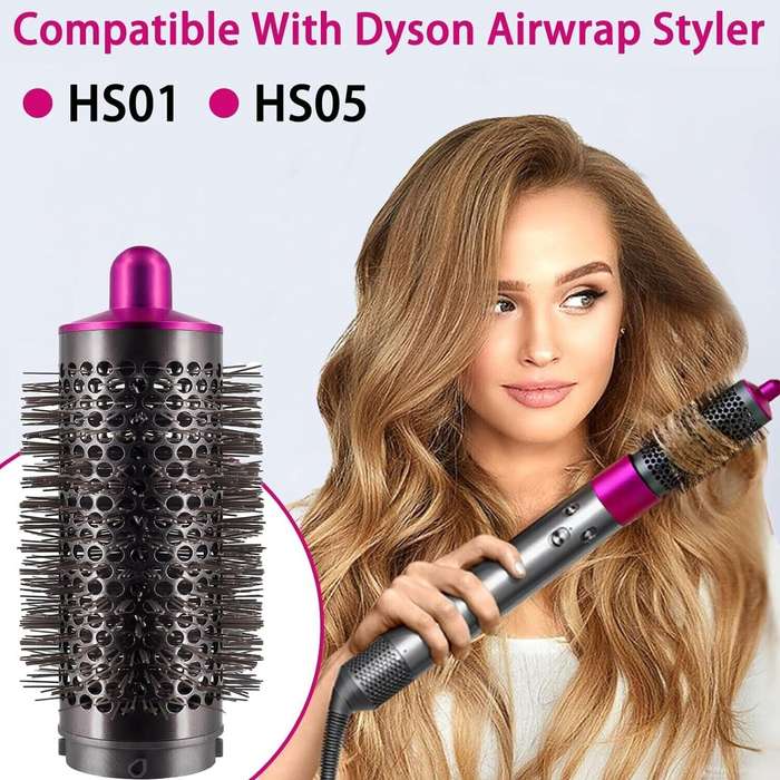 #01 - Cylinder Comb Part For Dyson Hair Dryer Adapter Fluffy Styling Roller Comb Nozzle for Dyson St