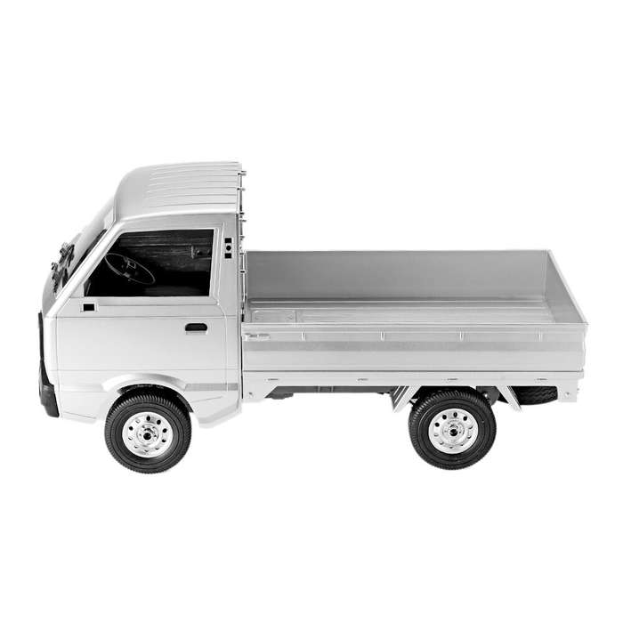 White A - WPL D12 1/10 2.4G 2WD Military Truck Crawler Off Road RC Car Vehicle Models Toy Several Ba