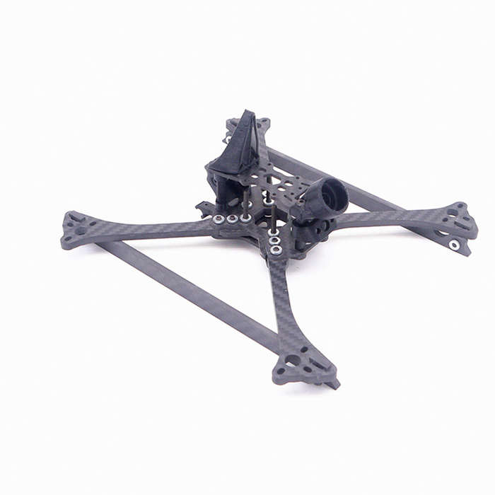 Frame Kit - TEOSAW 533 210mm Wheelbase 5mm Arm Thickness Carbon Fiber 5 Inch Frame Kit for FPV Racin