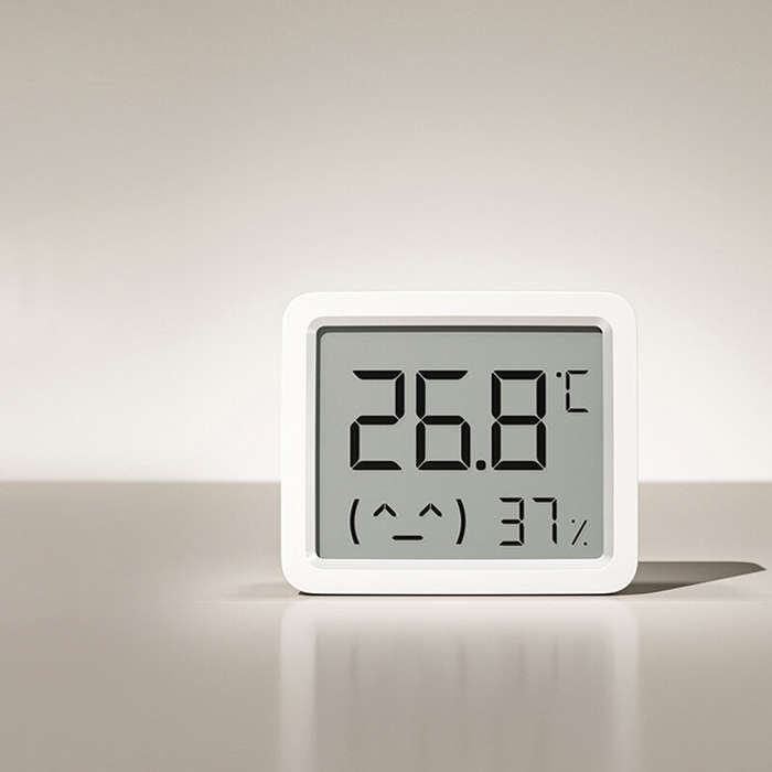 White - Xiaomi Mijia 3 mini Smart Thermometer and Hygrometer Home Temperature Humidity Sensor High-P