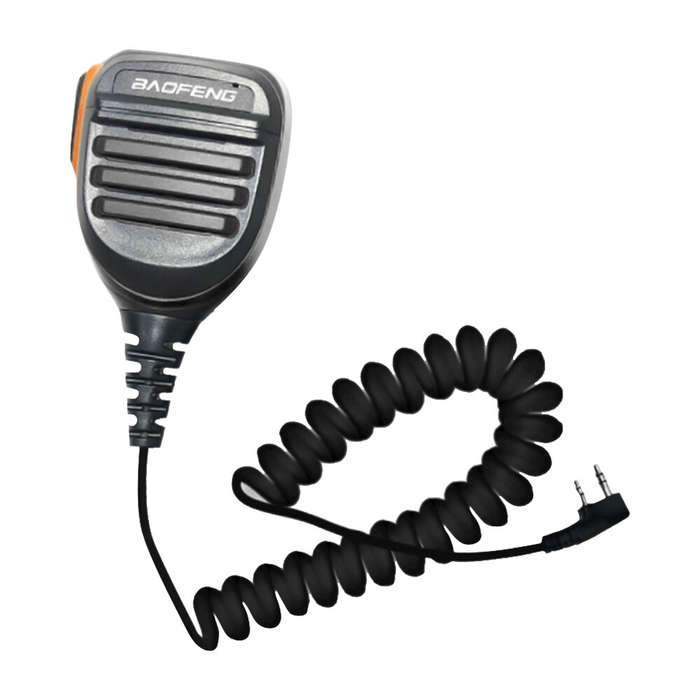 Red - Baofeng Microphone Walkie Talkie High-definition Audio Large PTT Handheld Mic for Baofeng BF-U