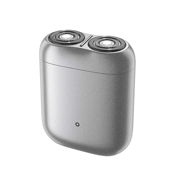 Silver - XIAOMI Mijia S200 Electric Shaver for Men Dual-Ring Blades IPX7 Waterproof Smart Sensor Typ