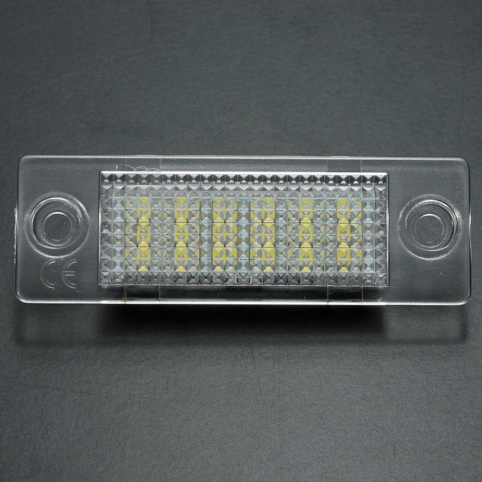 2x LED License Number Plate Light for VW Caddy T5 Golf Passat