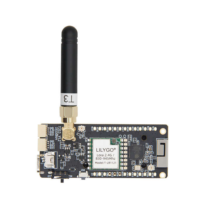 Black - LILYGO T3 S3-LR1121 2.4G ESP32-S3 Development Board 0.96 Inch OLED Wi-Fi Bluetooth 5.0 Low P