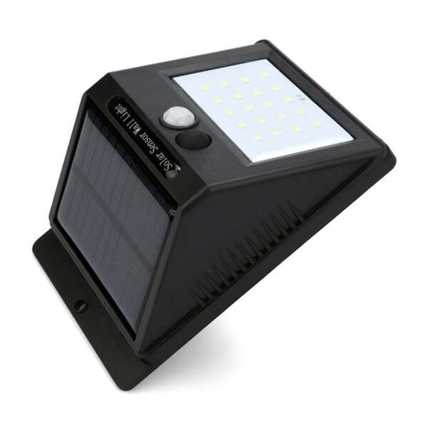 #A - Elfeland Solar Power 20 LED PIR Motion Sensor Wall Light Waterproof Outdoor Path Yard Garden Se