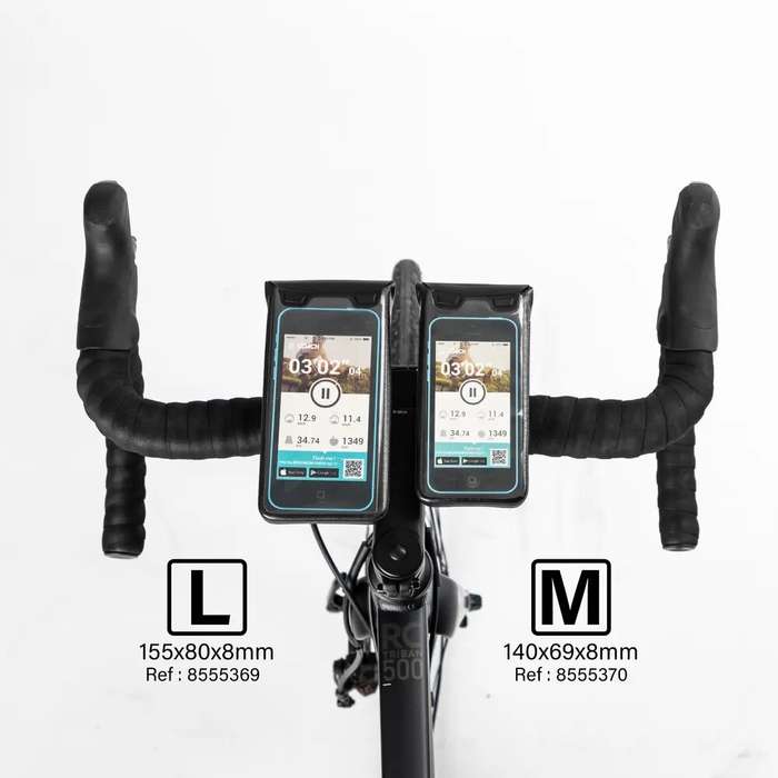 Black - MTB Phone Mount Stand Bike Mobile Phone Holder Adjustable Bicycle Non-slip Cycling Bracke