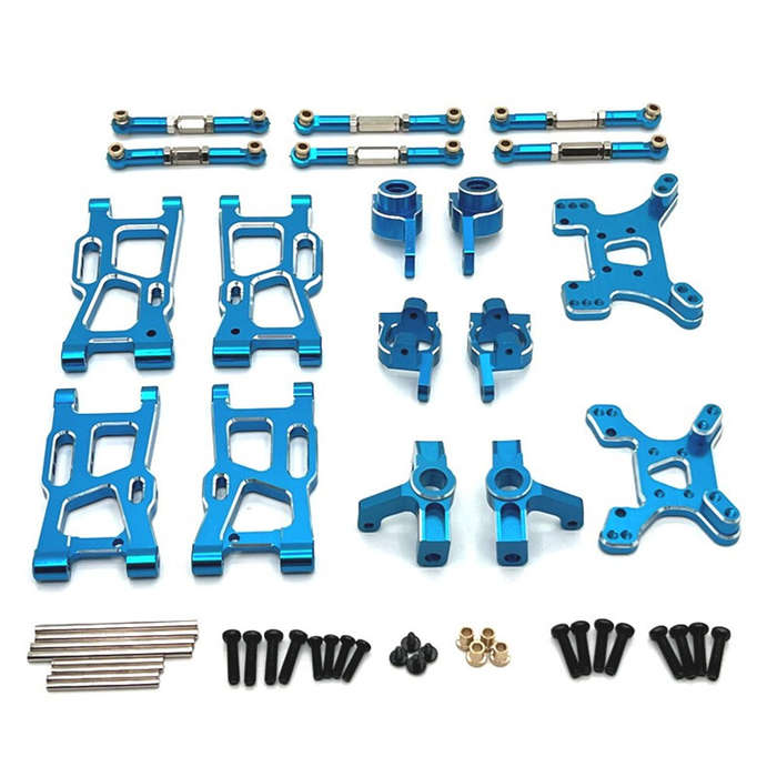 Purple - Upgrade Metal Accessories Set for Wltoys 124007 144001 124017 124019 Remote Control RC Car