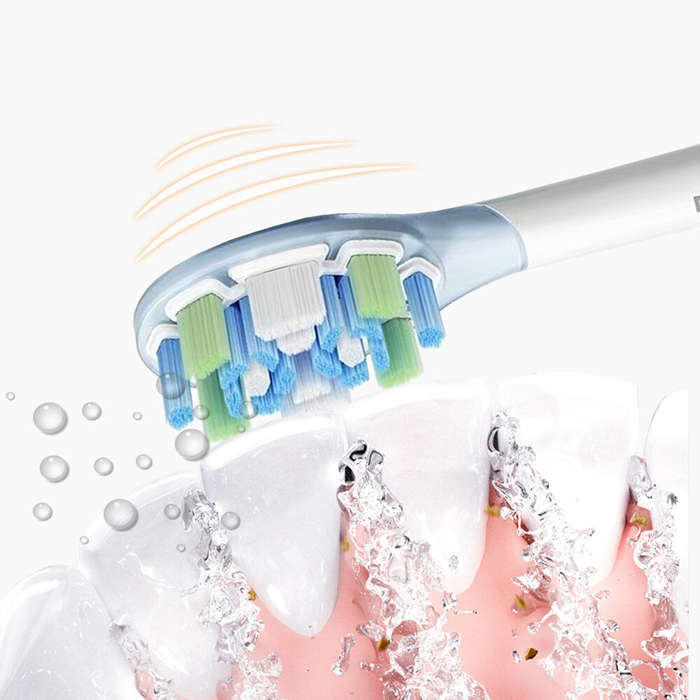 1pc - Original XIAOMI Replacement Shock-absorbing Clean Toothbrush Head MBS308 for XIAOMI Oscillatio
