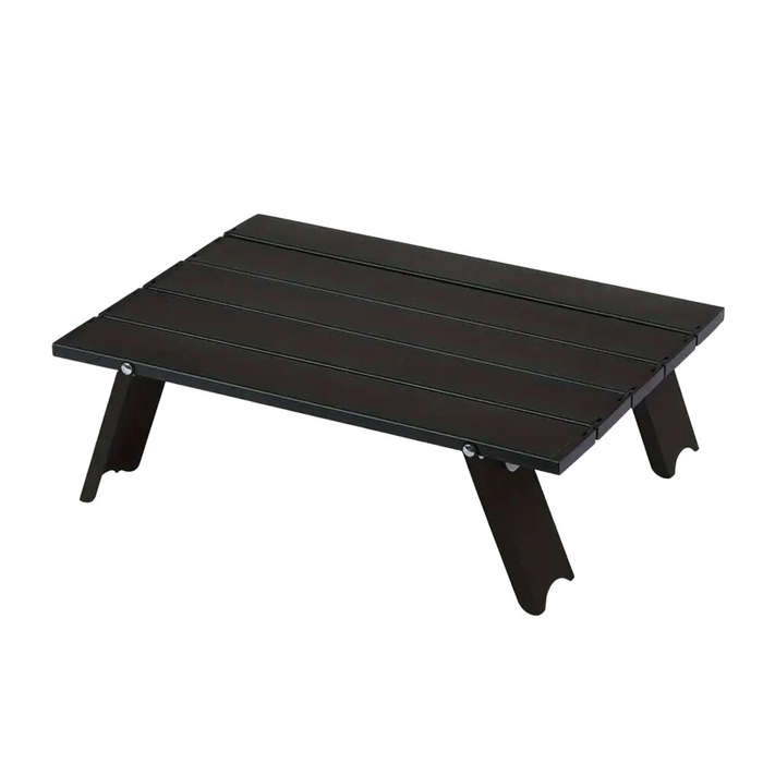 Black - IPRee Ultralight Portable Folding Camping Table Foldable Outdoor Dinner Desk Aluminum Alloy